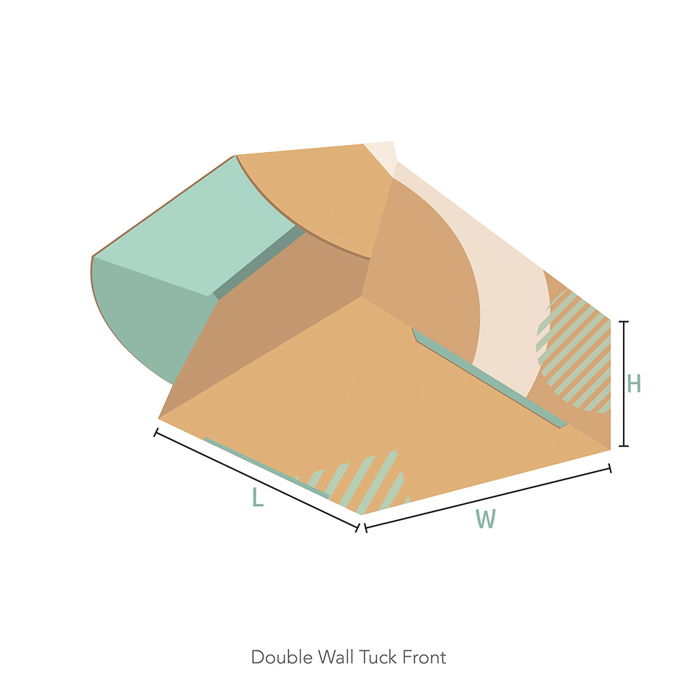 Double Wall Tuck Front Box
