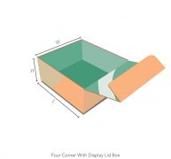Four Corner with Display Lid box