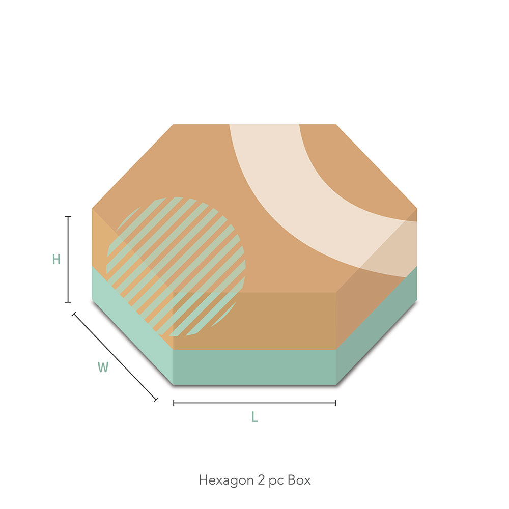 Hexagone 2 PC boxes