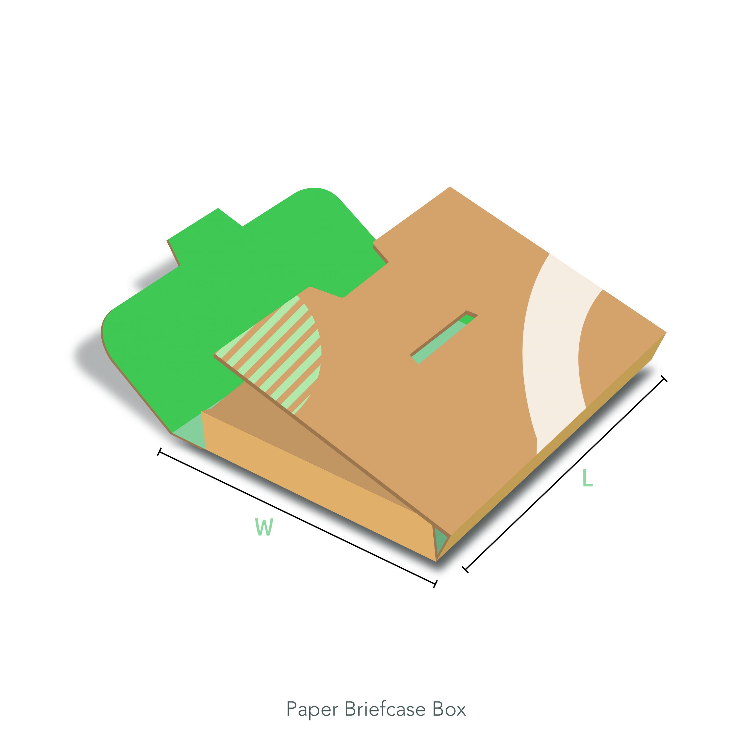 Paper Briefcase box 2