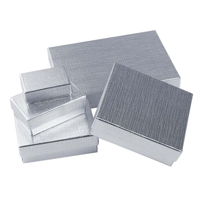 Silver foil boxes