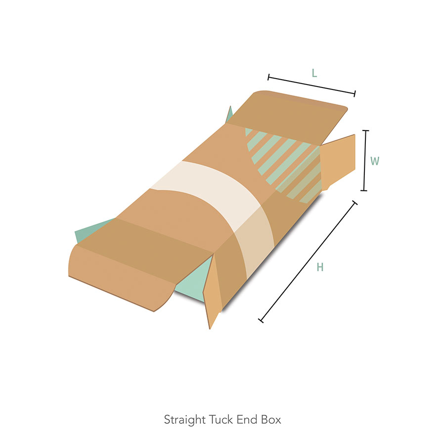 straight tuck end box