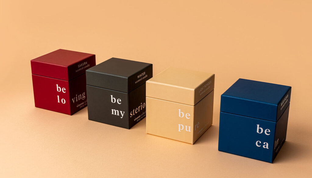 Candle packaging box design