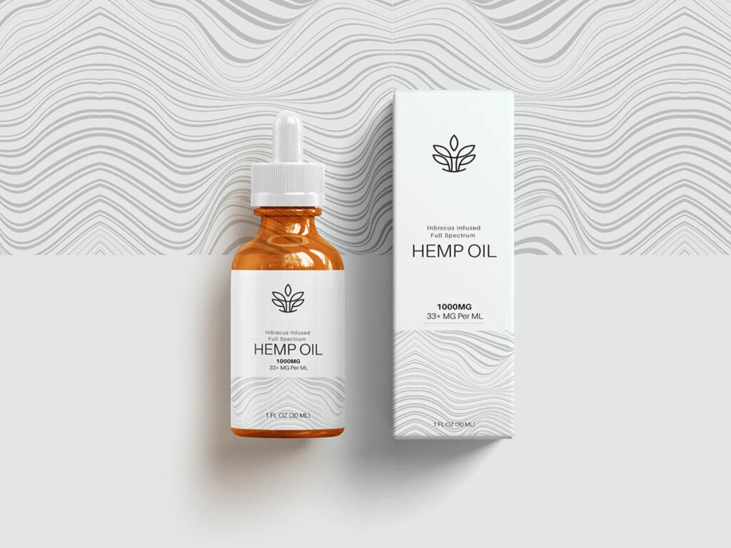 Hemp Oil Packaging boxes