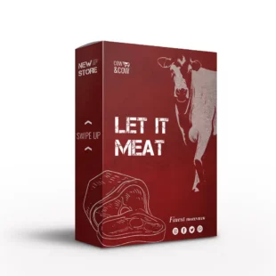 frozen meat packaging box